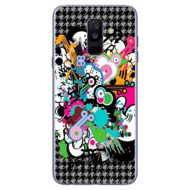 Imagem de Capa Adesivo Skin022 Verso Para Samsung Galaxy A6 Plus - KawaSkin