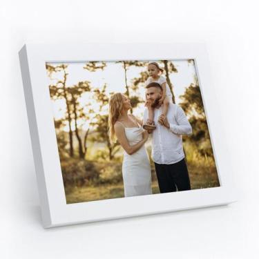 Imagem de Porta Retrato C/ Vidro 25x20 Moderno Decorativo Horizontal e Vertical 