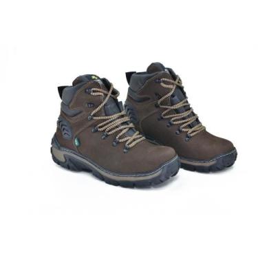 Imagem de Bota Adventure Couro Masculina Cano Alto Conforto Trilha - Bell Boots,