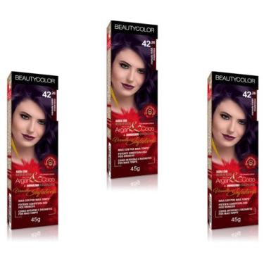 Imagem de TINTURA BEAUTY COLOR CREME ARGAN COLORS 03x96.44 RUIVO CLARO INDECIFRA