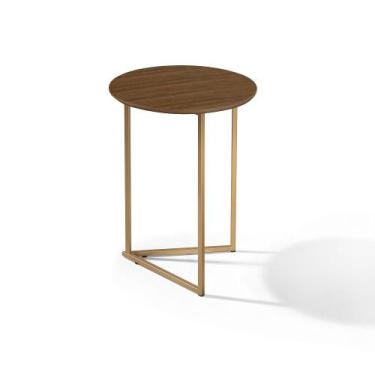 Imagem de Mesa Lateral Industrial Classic Jade Redonda Lançamento - DTH