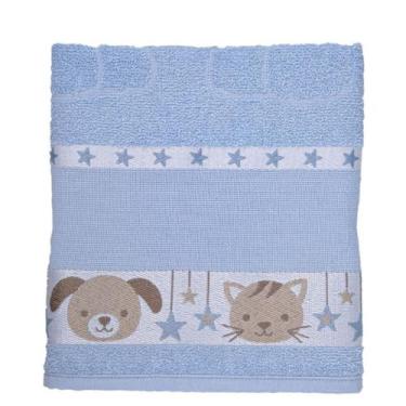 Imagem de Toalha Banho Infantil Macia Kids Ponto Cruz 75x110cm 100% Algodão - LM