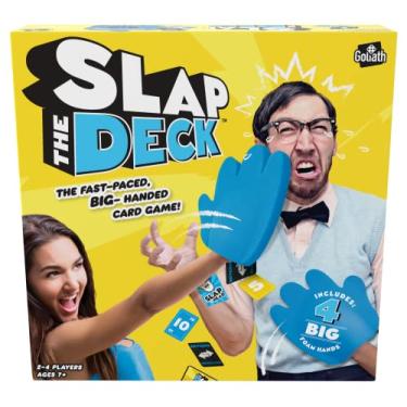 Imagem de Goliath Slap The Deck Game - Fast-Paced Card Game with Big Foam Hands - Ages 7 and Up, 2-4 Players