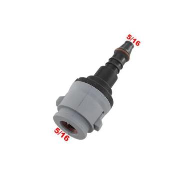 Imagem de Conector Quick Reta Mangueira Injeção Saida Longa 5/16 - PARAISO DAS M