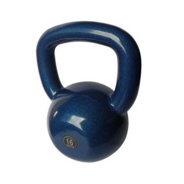 Imagem de Kettlebell Emborrachado Treinamento Funcional Fitness 16,0kg - ANILHAS