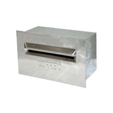 Imagem de Caixa de Correio Para Cartas Galvinox Revista 20x40x15cm - Metal Mig