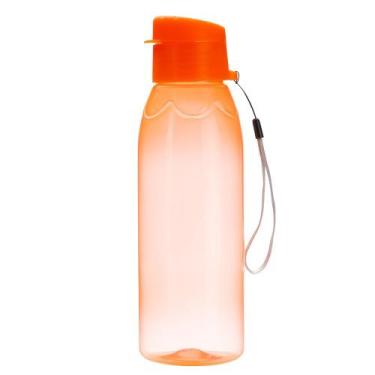 Imagem de Garrafa plástica squeeze 700ml 18556 - Acerte No Presente, Laranja