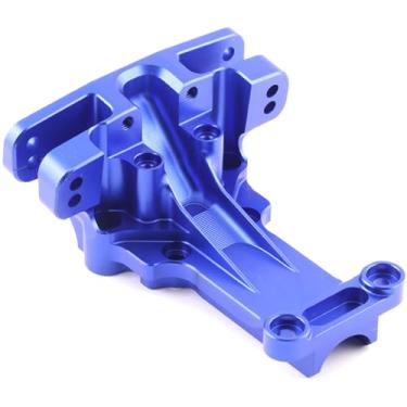 Imagem de Front Upper Gearbox Cover Bulkhead Upgrades Part for TRAXXAS 1/6 4WD XRT 8S, 1/5 X-MAXX 6S, 1/5 X-MAXX 8S Monster Truck RC Car, Aluminum Front Upper Gearbox Cover, Bulkhead, (Blue) DX- QBXSG- BL