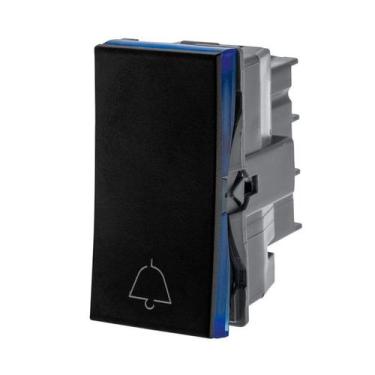 Imagem de Modulo Pial Plus Pulsador Campainha Preto Borne Automático, Preto