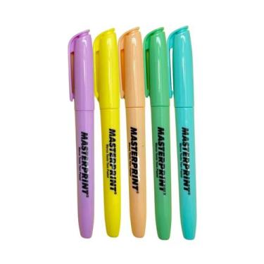 Imagem de Marca Texto Masterprint 1 Uni Pastel Material Escolar Grifador, Sortid