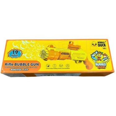Imagem de Arminha De Bolhas Rifle Bubble Duck Bolha De Sabão, Amarelo, Laranja