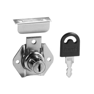 Imagem de Fechadura Segredo Unico Para Gaveta com Batente 17 X 22mm - HDT