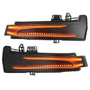 Imagem de X AUTOHAUX 1 par de luz de seta de espelho lateral 2129067401 para Mercedes Benz a Class W176 2012-2017