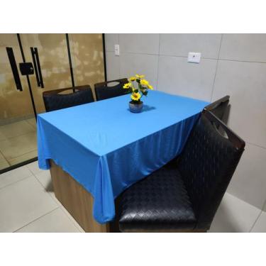 Imagem de Toalha de Mesa 12 Cadeiras Cozinha Sala de Jantar Área Gourmet 4,50m x