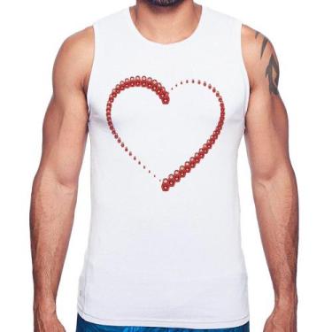 Imagem de Regata Matrioska Coração - Foca na Moda, Branco, P