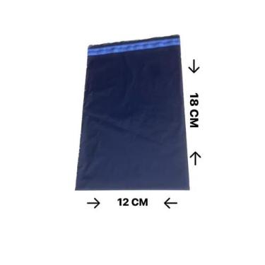 Imagem de Saco Envelope Plástico embalagem ecommerce 12x18 cm 100 unid - M&J