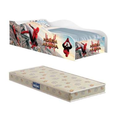 Imagem de mini cama carro do homem aranha mais colchão - Frausto