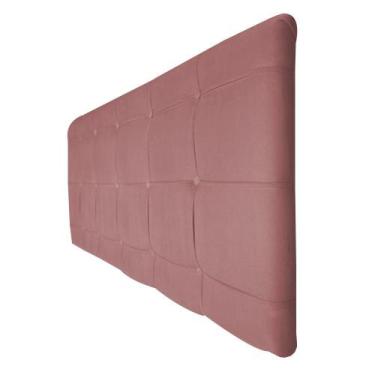 Imagem de Painel Estofado Thaina 90 cm Para Cama Box Quarto Solteiro MV Estofado