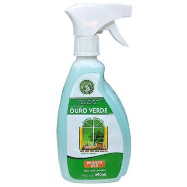 Imagem de Fertilizante Pronto P/ Uso Ouro Verde 490Ml Adubo Mato Verde Ouro Verd