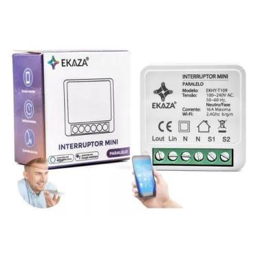 Imagem de Interruptor Mini R2 Wifi Automação 16A Alexa E Google Home Smart - EKA