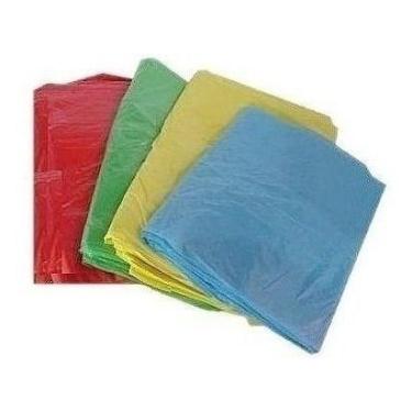 Imagem de Kit 4 Saco Amarelo Azul Vermelho Preto 200lts - HIGIPACK