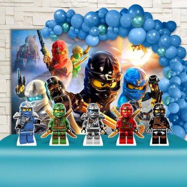 Imagem de Kit Festa Ouro Ninja Go - IMPAKTO VISUAL