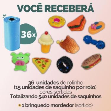 Imagem de Cata Caca Saquinho Saco Pet Refil Higiênico Para Cães Gatos Passeio - 