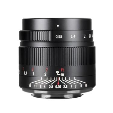 Imagem de 7artisans Lente compacta para câmeras sem espelho APS-C de 35 mm f0,95 grande abertura para Canon R Mount R RP R5 R6