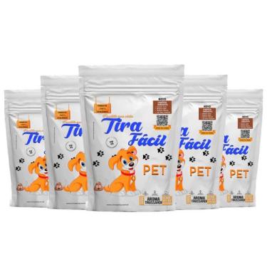 Imagem de Kit 5un. Pó Higiênico 500G P/Cães e Gatos Tira Fácil PET Diversos Arom