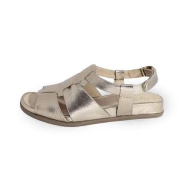Imagem de Sandália Couro Flats Fendi Confortável Retrô Opananken, Fendi, 38