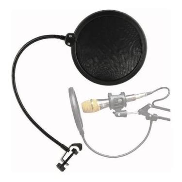Imagem de Filtro Pop Filter Dupla Camada Para Microfones - OEM
