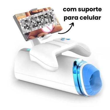 Imagem de Masturbador Masculino Robo Automático Com Suporte De Celular - Malaysi