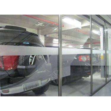 Imagem de Adesivo Jateado Faixa Sinalização Portas Blindex Box Vidro - Imprimax