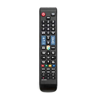 Imagem de Controle remoto de TV substituído AA59-00582A compatível com Samsung LED LCD TV UN32EH4500 UN32EH5300 UN32EH5300F UN32EH5300FXZA UN46ES6150FXZA UN50EH5300 UN50EH5300F UN50EH5300F 50ES61 50 UN50ES6150F