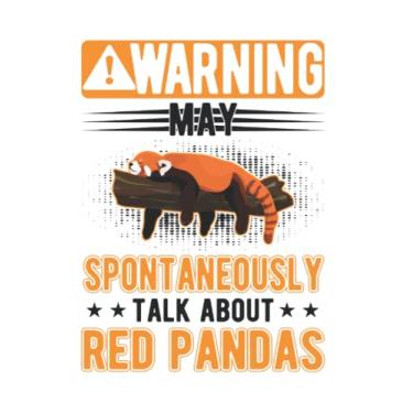 Imagem de Roter Panda Tagesplaner: May spontaneously talk about Red Pandas/Kalender 2023 & 2024 / Wochenplaner Tagesplaner Planer/Planungsbuch To-Do-Liste / 6x9 Zoll / 100 ausfüllbare Seiten