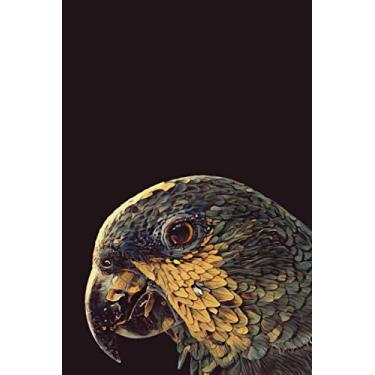 Imagem de THE PARROT 001 Notebook - The Dark Animal Series: 6x9” blank, 120 page unruled notebook for writing, sketching or doodling