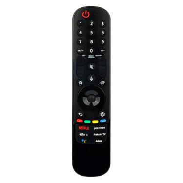 Imagem de Controle remoto mágico MR22GA AKB76039902 AN-MR22GA compatível com LG NanoCell QNED OLED evo Mini-LED 4K 8K UHD Smart webOS TV com função de reconhecimento de voz 70NANO75UQA OLED77C2PUA