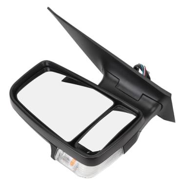 Imagem de Conjunto de Espelho de Porta Aquecido, Substituição de Espelho Retrovisor Lateral Esquerdo Cromado Dobrável para Sprinter 2500 Base 2006-2009, (Esquerda: 68009975AA, CH1320381,