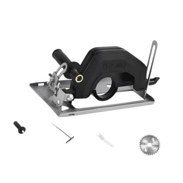 Imagem de Ioensy Suporte para esmerilhadeira angular, suporte para esmerilhadeira angular, multifuncional, base espessada para máquina de corte de metal, suporte para, com Lâmina de Serra de Madeira