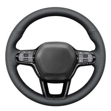 Imagem de MEWANT Honda Civic 11 Capa de volante costurada à mão para Honda Civic 11 HRV 2022-2024 / Accord 2023-2024 Acessórios de volante para Honda Civic 11