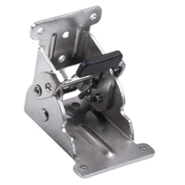 Imagem de Generic Suporte de Mesa com Dobradiça E Trava Automática, Freio Duplo Prateado