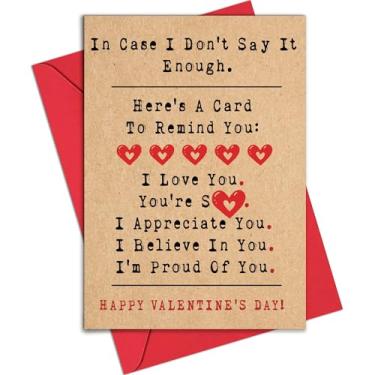 Imagem de HiFulerr Cartão de Dia dos Namorados - Cartão de amor romântico, doce presente de dia dos namorados para ele, marido, esposa, namorado, namorada, amante, amigo, irmã, irmão, filho, filha, pai e mãe