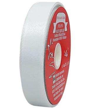 Imagem de Fita de Cetim Trader 38mm N9 com 50 Metros, COR 001 BRANCO, 50 METROS