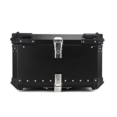 Imagem de Mala de viagem para motocicleta, 100 L, 80 L, universal, capa traseira para bagagem, caixa de armazenamento à prova d'água, porta-malas, chaveiro, caixa de ferramentas de alumínio, acessório para