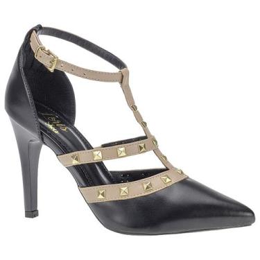 Imagem de Sapato Feminino Salto Alto Scarpin Spyke Confort 004 - Lóris Shoes, Pr