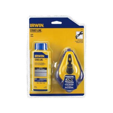 Imagem de Kit Giz de Linha Marcador e Refil 30m Irwin 64494 - Azul