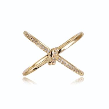 Imagem de Kokoma Anel de cachecol de cruz simples delicado para senhora zircônia cúbica suporte de lenço de seda clipe fivela broche de declaração anel de dedo acessórios de decoração joias, 1.9 X 1.8