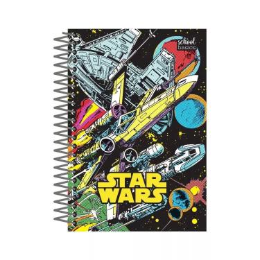 Imagem de Office Basics Caderno Universitário Star Wars Naves 1 Matéria 80 Folhas Capa Dura