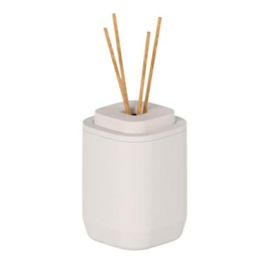 Imagem de Aromatizante Difusor De Ambiente Aromatizador Aura Banheiro Lavabo Com Varetas 380ml Luxo Ou Cores (Bege)