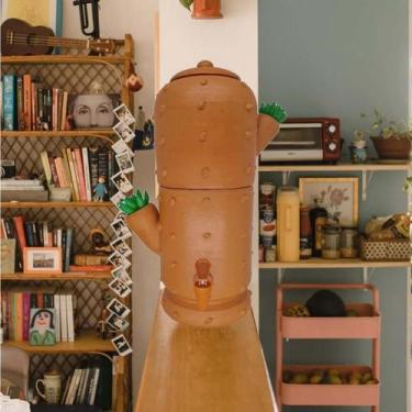 Imagem de Bebedouro de Água Barro Cacto Filtro Filtrador - RS GROUP